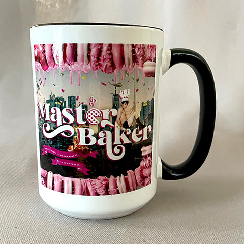 15oz Master Baker Black Accent Ceramic Mug