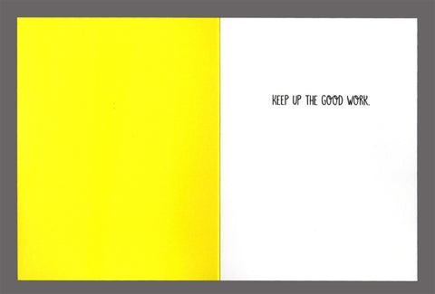 Life Is Lots Of Doing And Plenty Of Trying - Encouragement, Good Work, Congratulations Card, Sold In a  5 Pack
