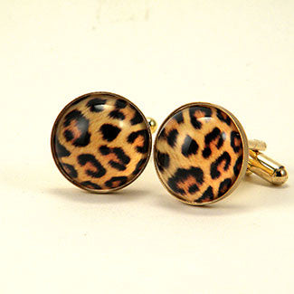 Leopard Print - Seeing Spots Big Cat African Cufflinks