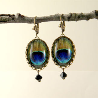 Proud As A Peacock Earrings