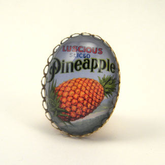 Luscious Pineapple - Tropical Fruit Cocktail Ring