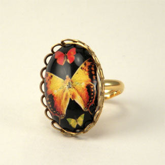 Aphrodite Butterfly Petite Ring