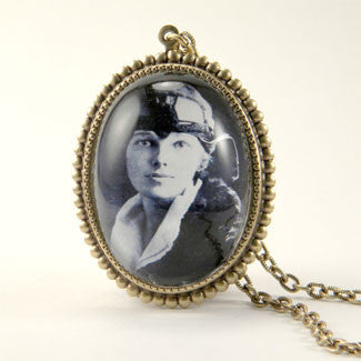 Amelia The Aviator - Amelia Earhart Necklace