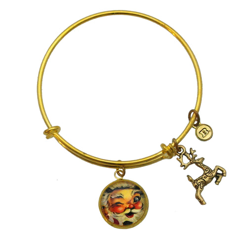 Santa - Good Old St. Nick Holiday Charm Bracelet