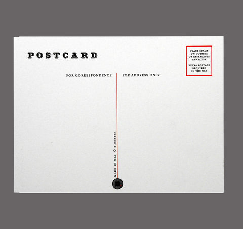 Coney Island Button Card - Sold in a 5 pack