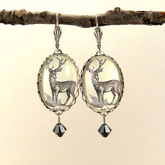 Uncle Buck Woodland Deer Earrings
