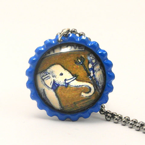 Elephant - Matchbox Art Jewelry