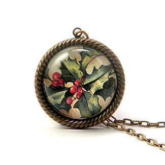 Deck The Halls Holly - A Holiday Jewelry Set Available in Two Necklace Styles