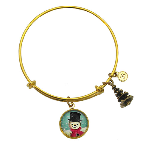 Jolly Snowman - A Winter Holiday Bracelet