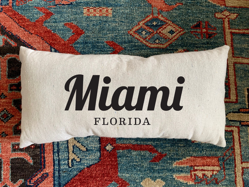 Maimi, Fl Handmade Canvas Pillow
