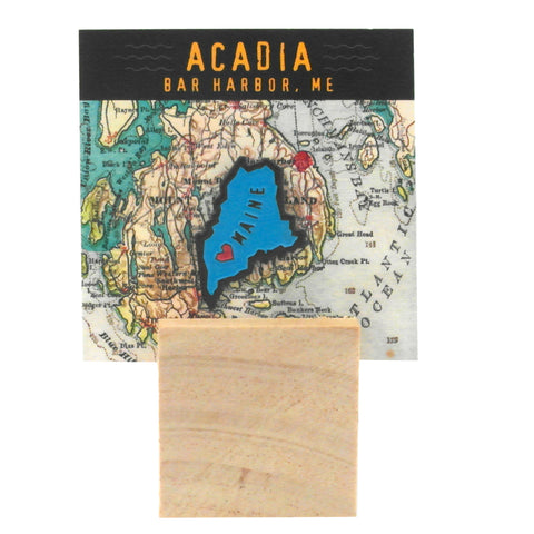 Maine State Enamel Pin