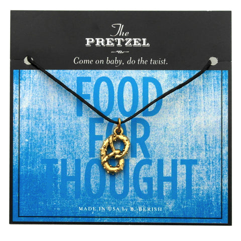 The Pretzel Charm Necklace