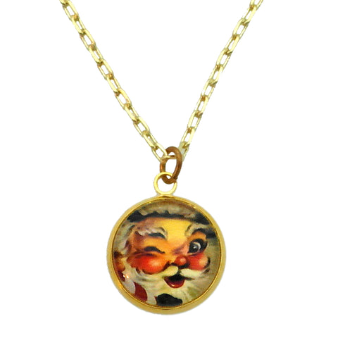 Santa - Good Old St. Nick Holiday Necklaces