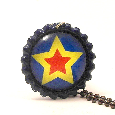 Your A Shining Star - Bottle Cap necklace