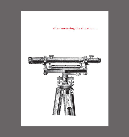 After Surveying the Situation- Special Relationship, Love Card, Sold In a 5 Pack