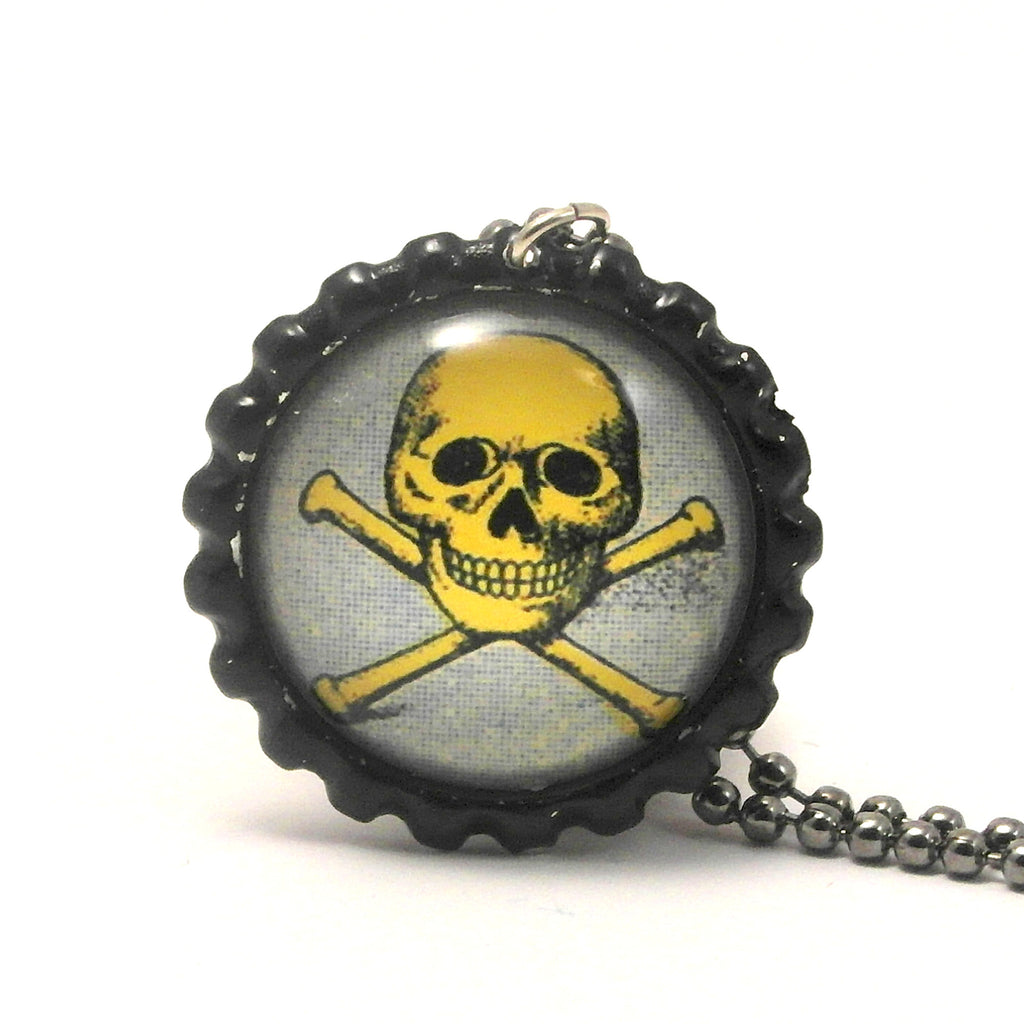 The Skull - La calavera - Mexican Loteria Card Jewelry