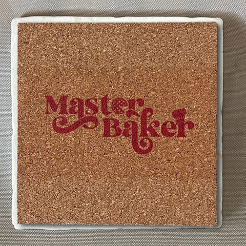 Master Baker 6x6 Imported Marble Tile Trivet