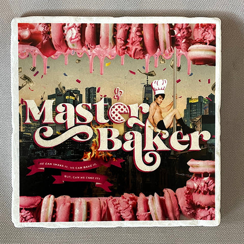 Master Baker 6x6 Imported Marble Tile Trivet
