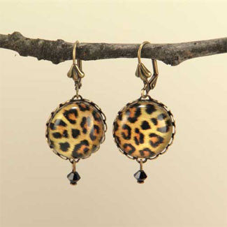 Leopard Print - Seeing Spots Big Cat African Earrings
