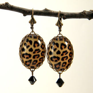 Leopard Print - Seeing Spots Big Cat African Earrings