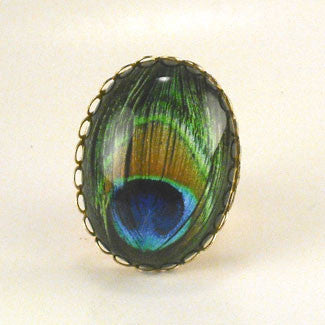 Proud As A Peacock Deluxe Cocktail Ring