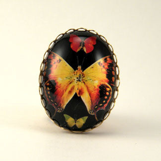 Aphrodite Butterfly Cocktail Ring