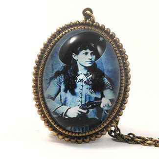 Sharp Shooting Annie Oakley Necklace