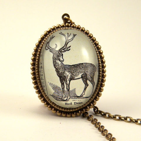 Uncle Buck Woodland Deer Necklaces