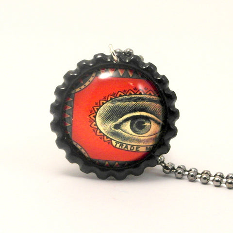 Eyeball Trademark - Matchbox Art Jewelry