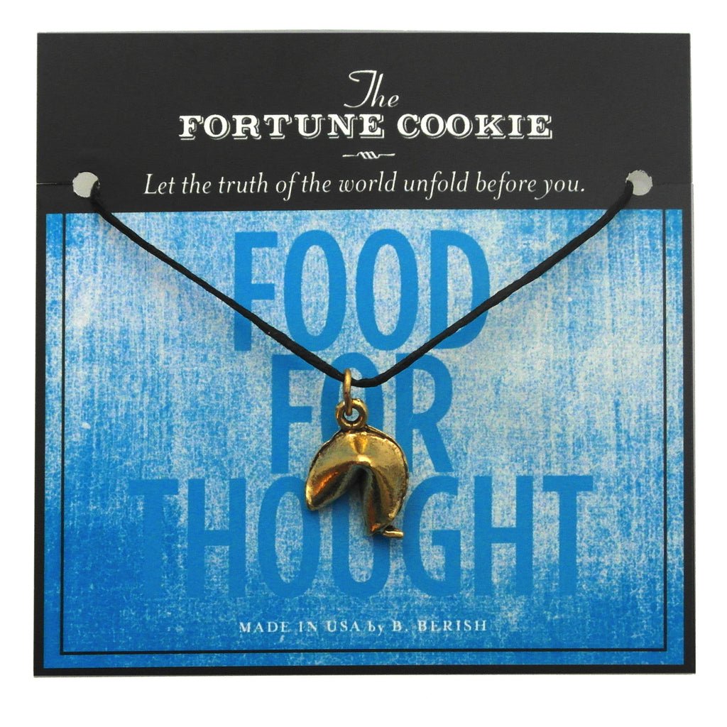 Fortune Cookie Charm Necklace