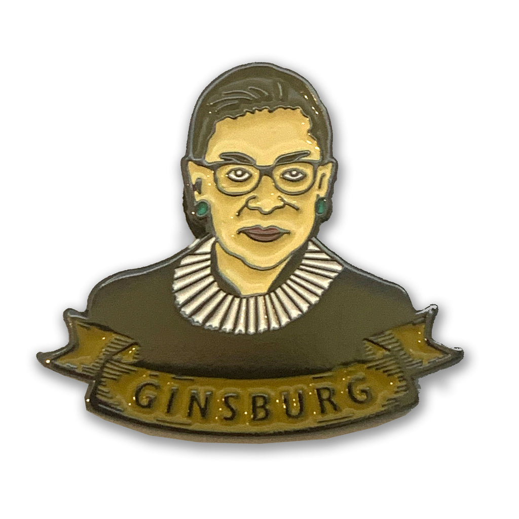 RBG Ruth Bader Ginsburg Enamel Pin