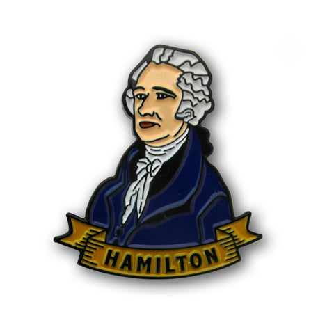 Alexander Hamilton Enamel Pin
