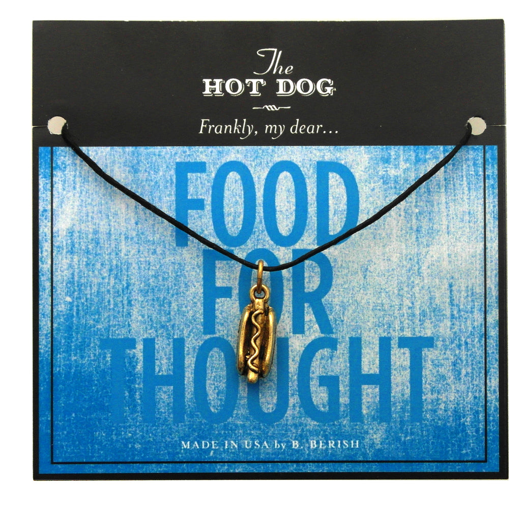 Hot Dog Charm Necklace