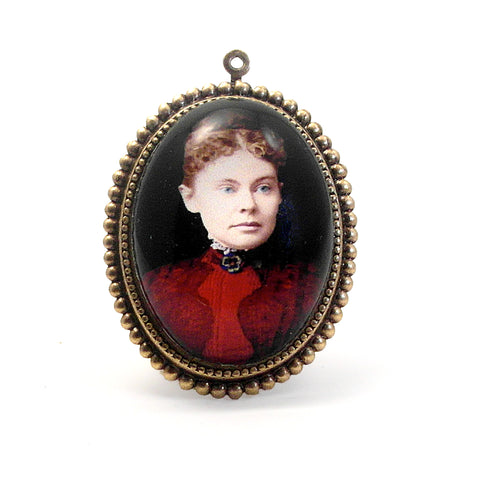 Lizzie Borden - My Favorite Murder from Fall River MA. Pendant Necklace