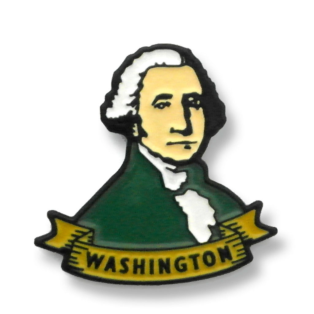 George Washington Enamel Pin